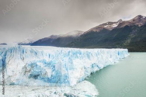 Blue Perito Moreno Glacier, Argentino Lake, Patagonia, Argentina