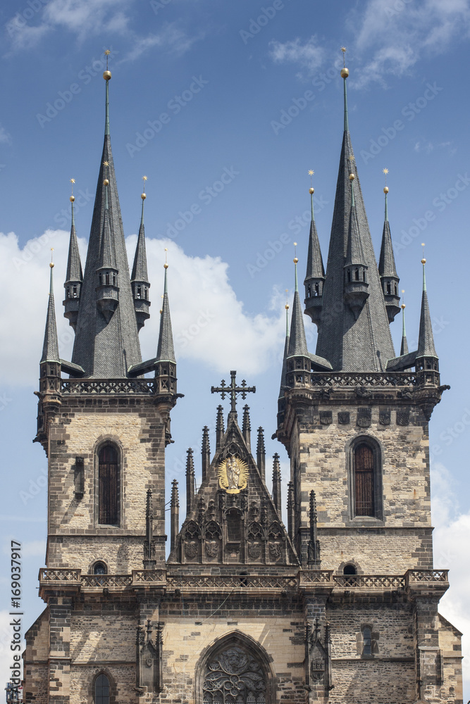 Ancient castle in Prague, 
