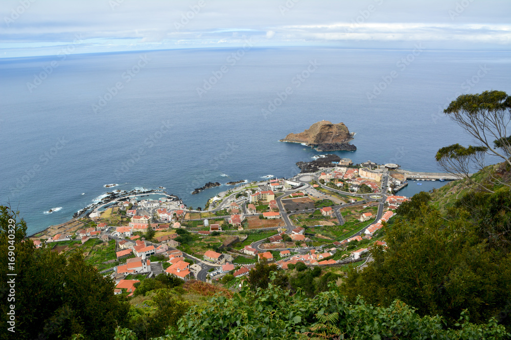 Coast town .Natural marine pools and nautic club, porto moniz
 ,Madeira