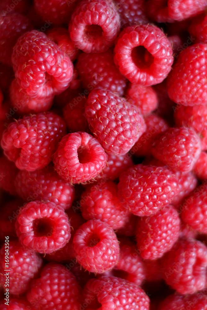 A lot of raspberry A lot of raspberry