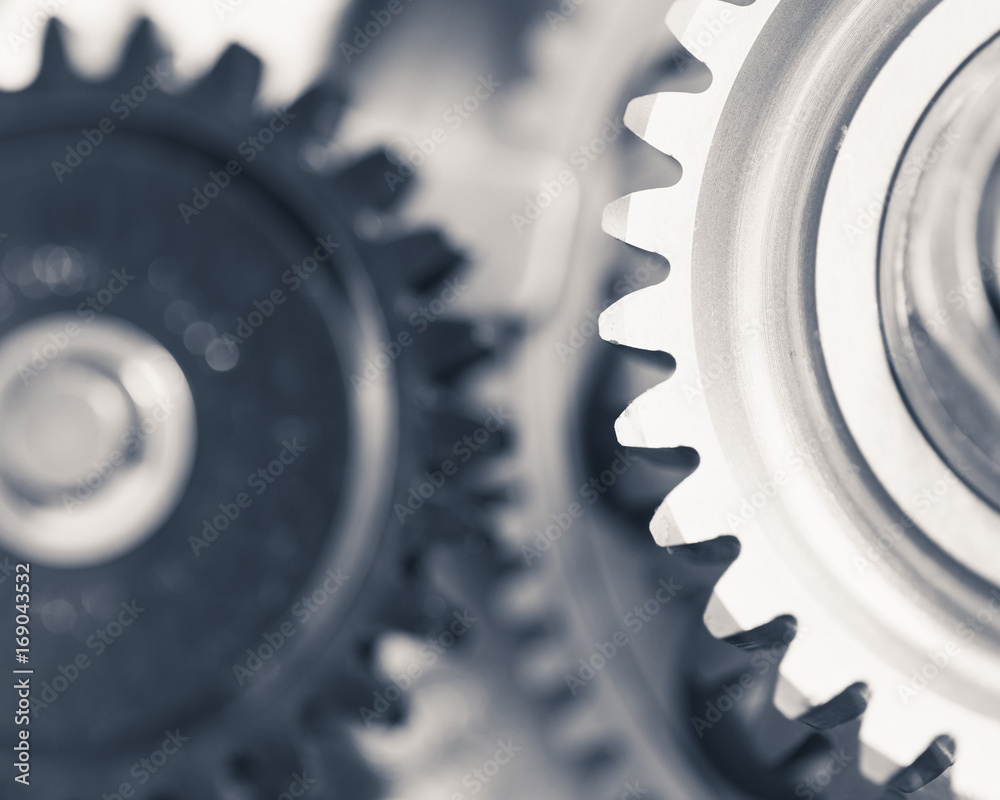 engine gear wheels, industrial background engine gear wheels, industrial background
