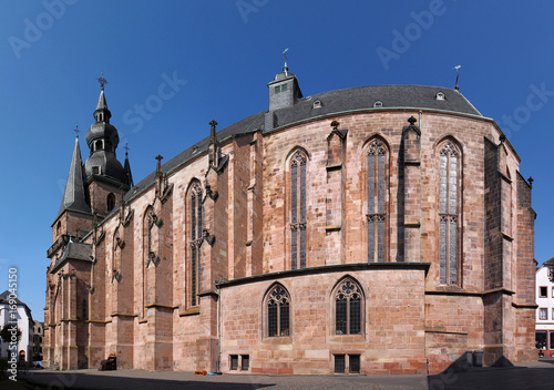 Südseite der Stadtkirche in St. Wendel, Saarland photo