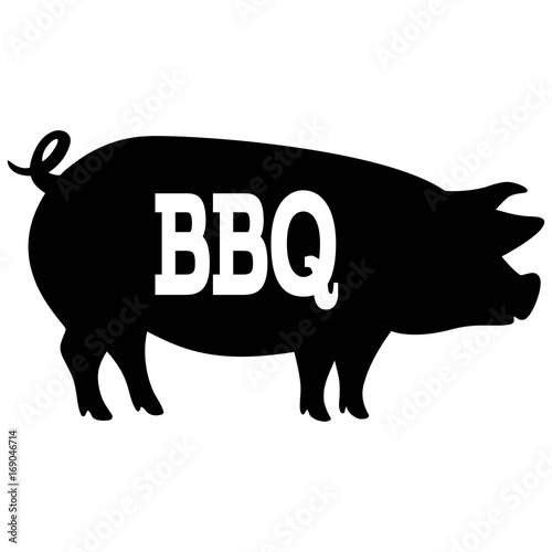 BBQ Pig  Illustration