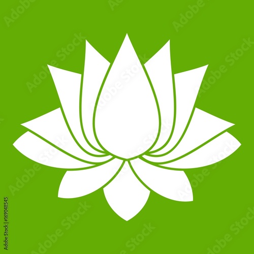 Lotus icon green
