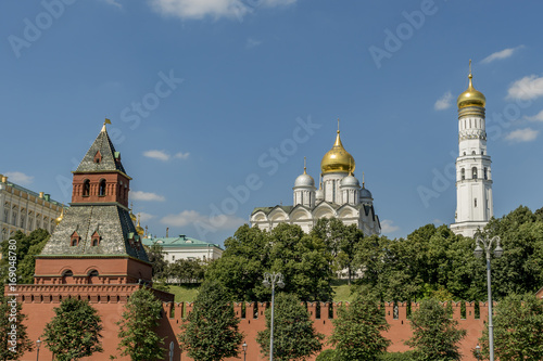 Beautiful Annunciation Cathedral in Moscow Kremlin, Russia