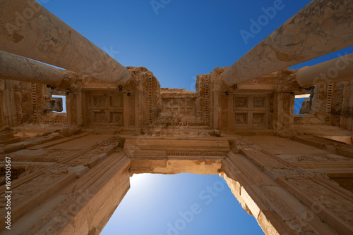 The Library of Celus, Ephesus, Turkey photo