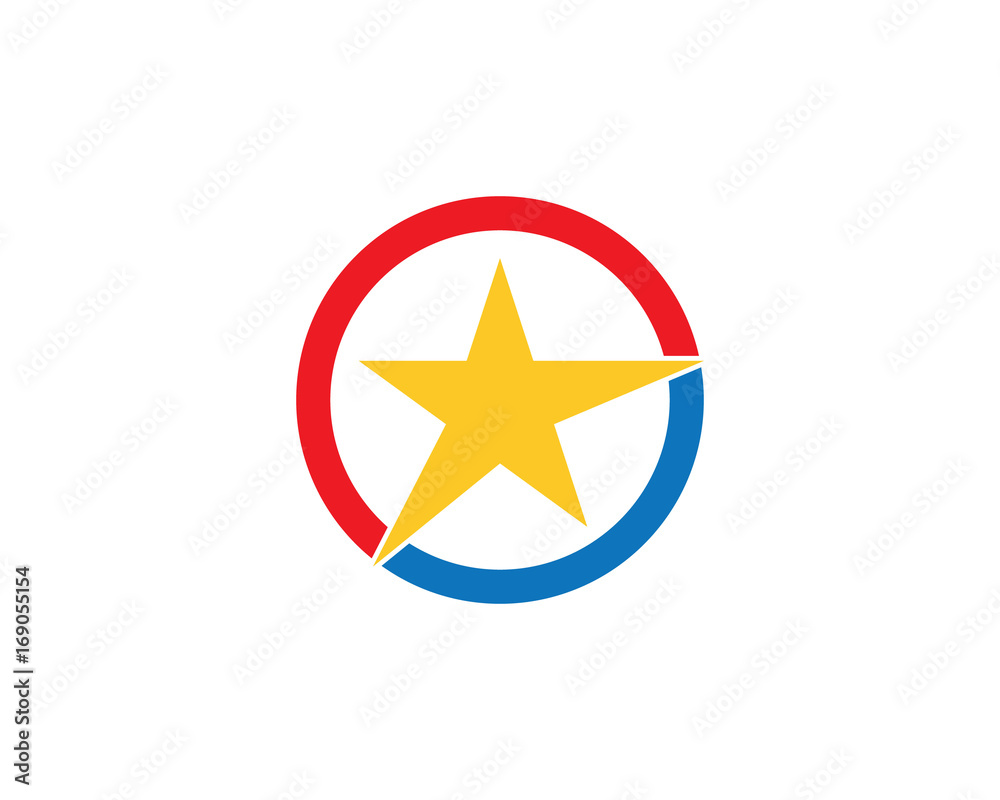 Star Logo Template vector icon illustration design
