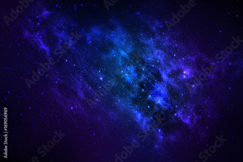 Fototapeta Naklejka Na Ścianę i Meble -  Abstract nebula and star field illustration