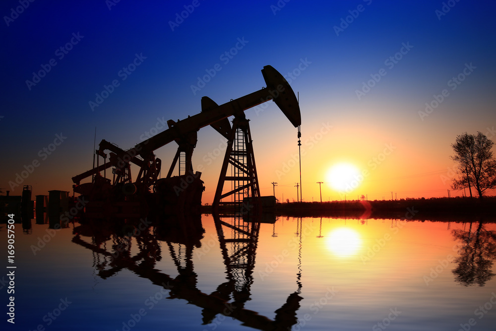 The oil pump, industrial equipment The oil pump, industrial equipment