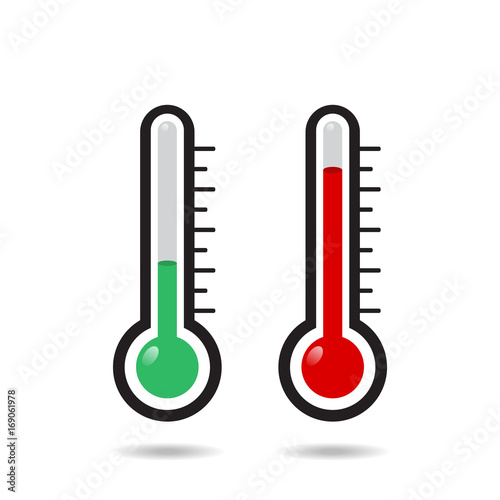 Thermometer icon set