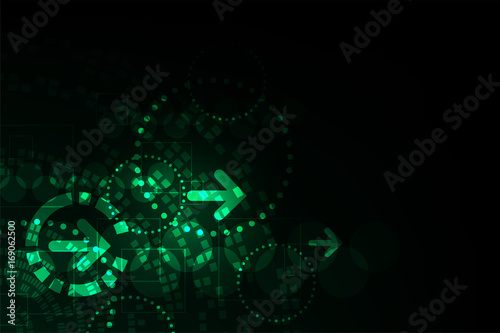 Vector abstract background technology concept.