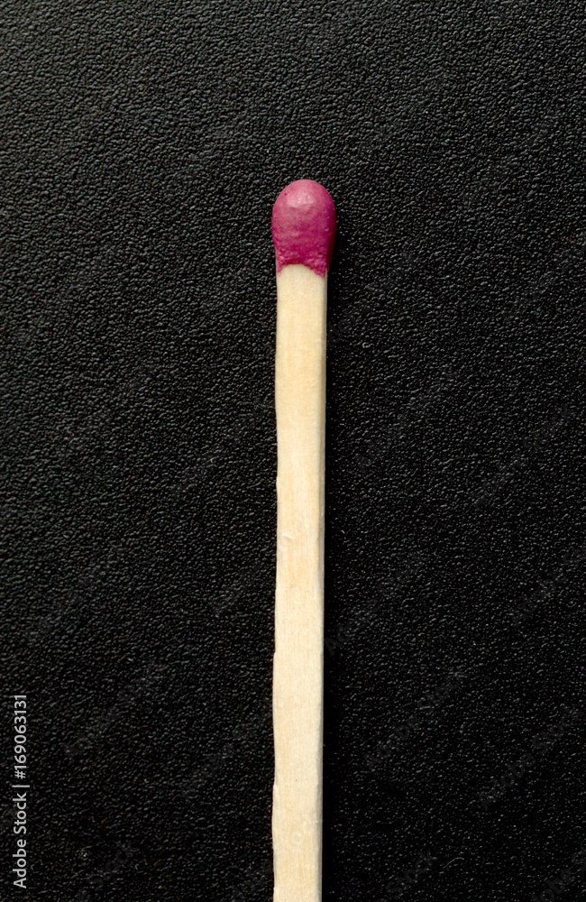 Wooden matches on a black background Wooden matches on a black background