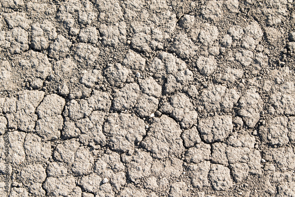 Cracked ground background Cracked ground background
