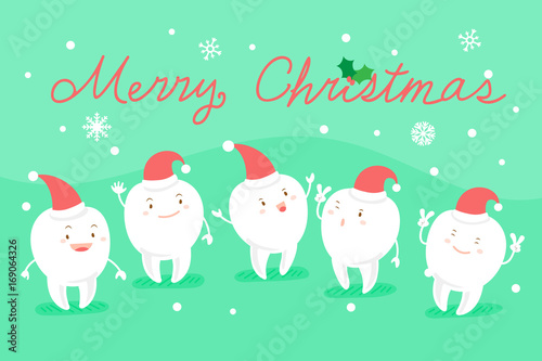 tooth with christmas