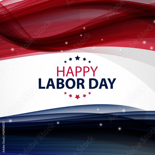 Happy Labor Day Poster Vector Illustration
