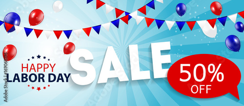 Happy Labor Day Poster Vector Illustration