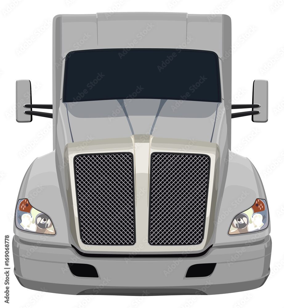 Front gray truck