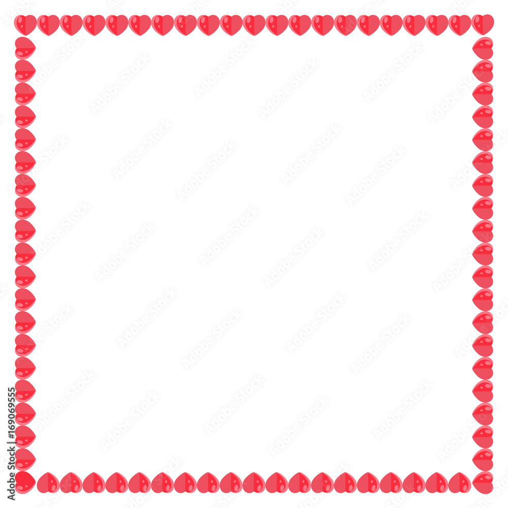 Heart frame for card design Heart frame for card design