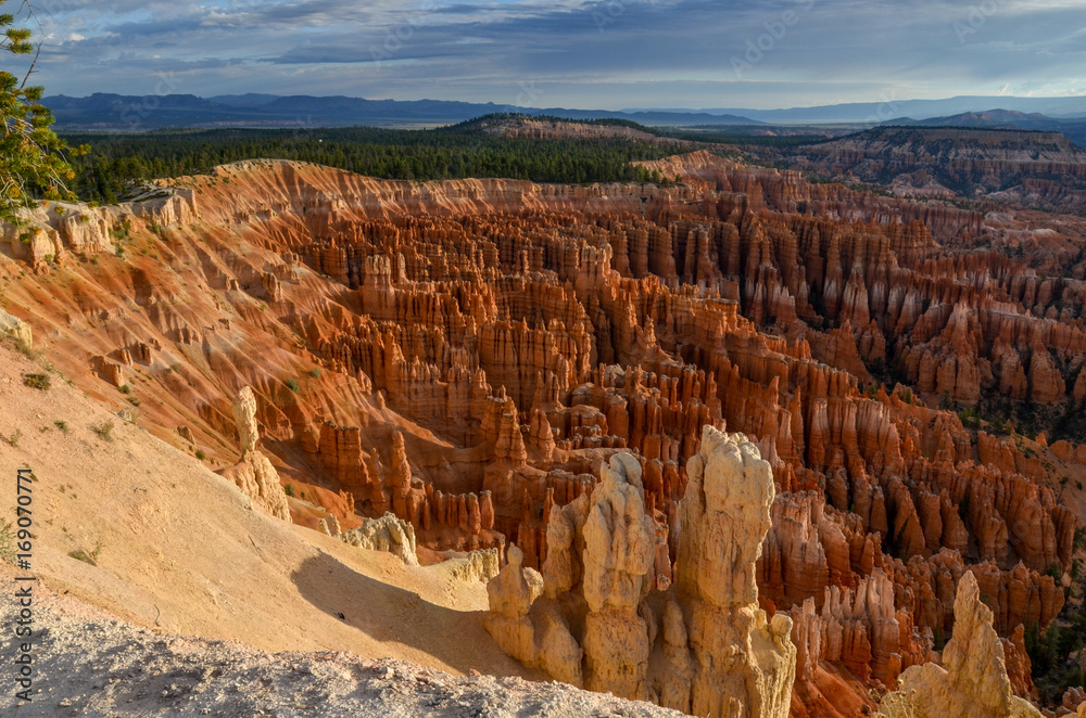 panoramic view of Bryce Canyon in the morning from Inspiration Point
Bryce Canyon National Park, Utah, United States