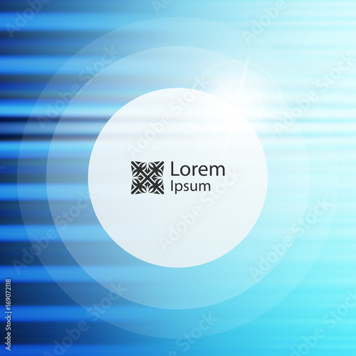 Wave background. Water surface. Vector illustration with place for text.