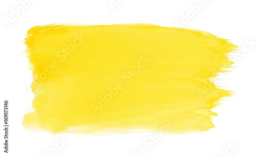 Gelber gemalter Hintergrund mit Wasserfarbe