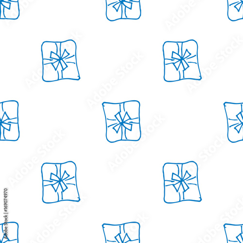 Gift boxes seamless backgro...
