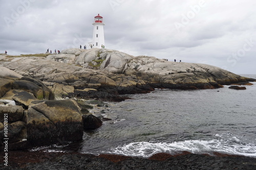 Lighthouse in Peggy's Cove, Canada