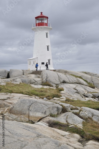 Lighthouse in Peggy's Cove, Canada