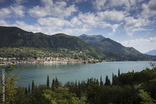 italian village of Sal   on the Lake Garda