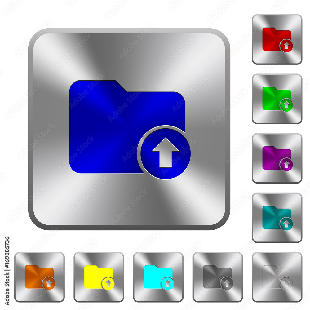 Move up directory rounded square steel buttons Move up directory rounded square steel buttons