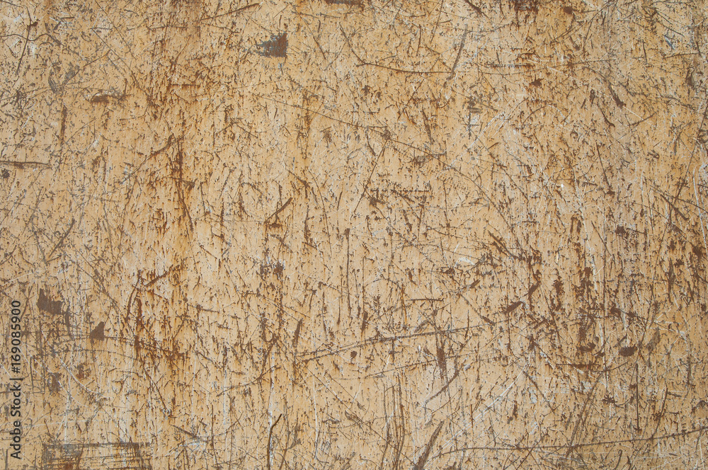 Obraz premium Rust at white painted metal