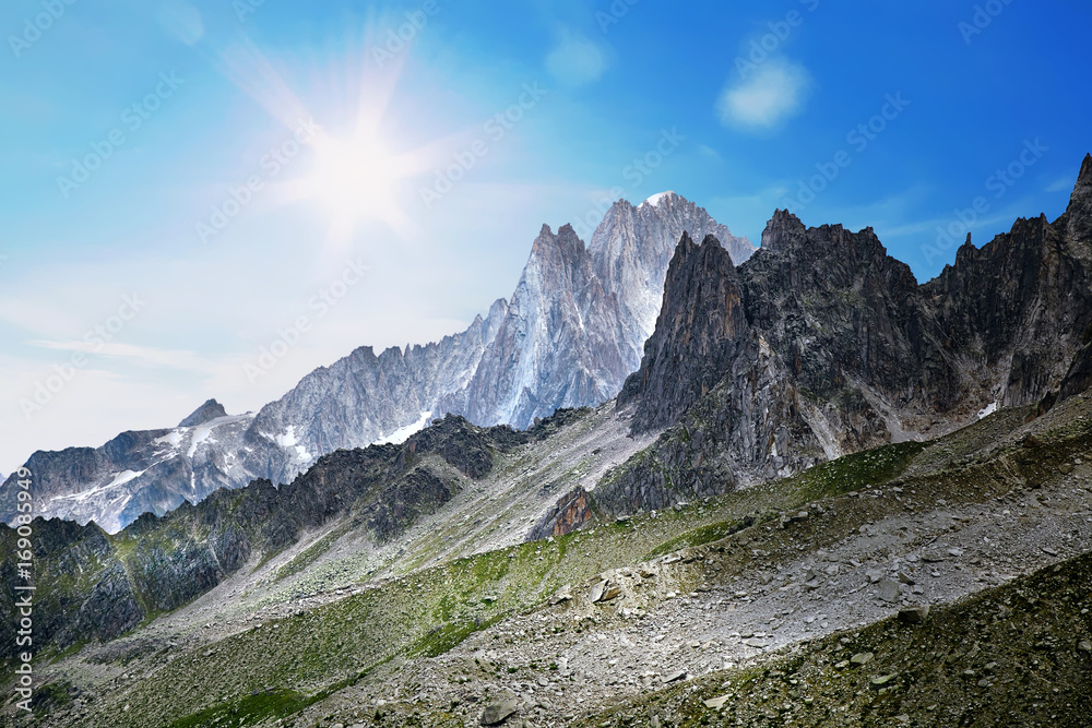 Landscape of French Alps