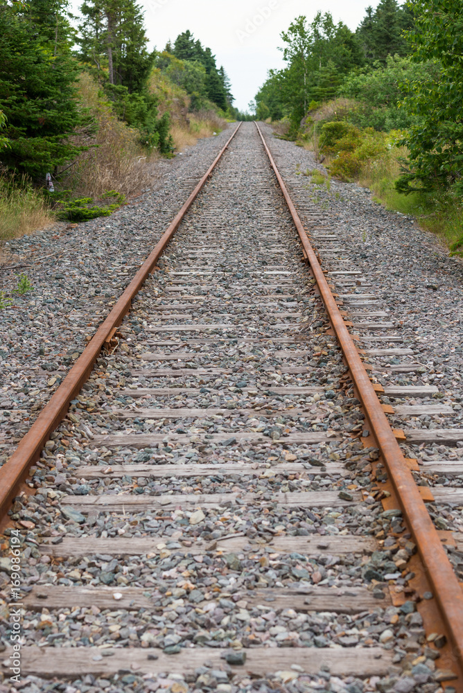 Obraz premium Single railway track