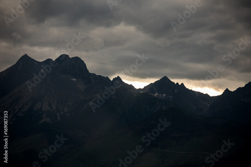 Tatry mountains, View of High Tatras in Slovakia 