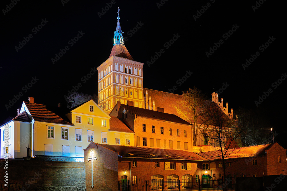 Obraz premium Olsztyn-katedra św.Jakuba