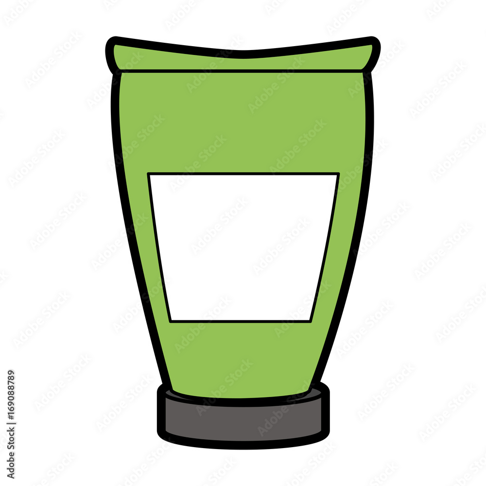 cosmetic product package blank label icon image vector illustration design