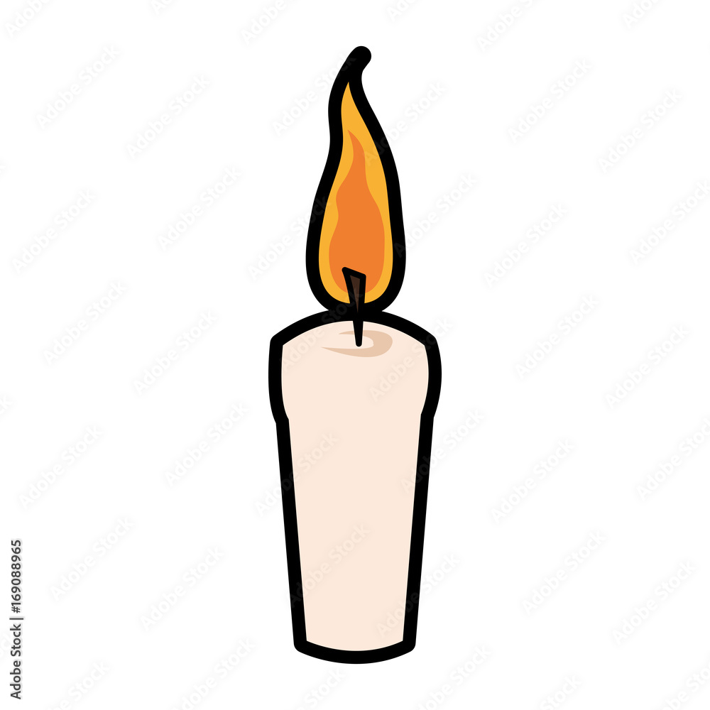 ornamental candle icon image vector illustration design Stock Vector |  Adobe Stock