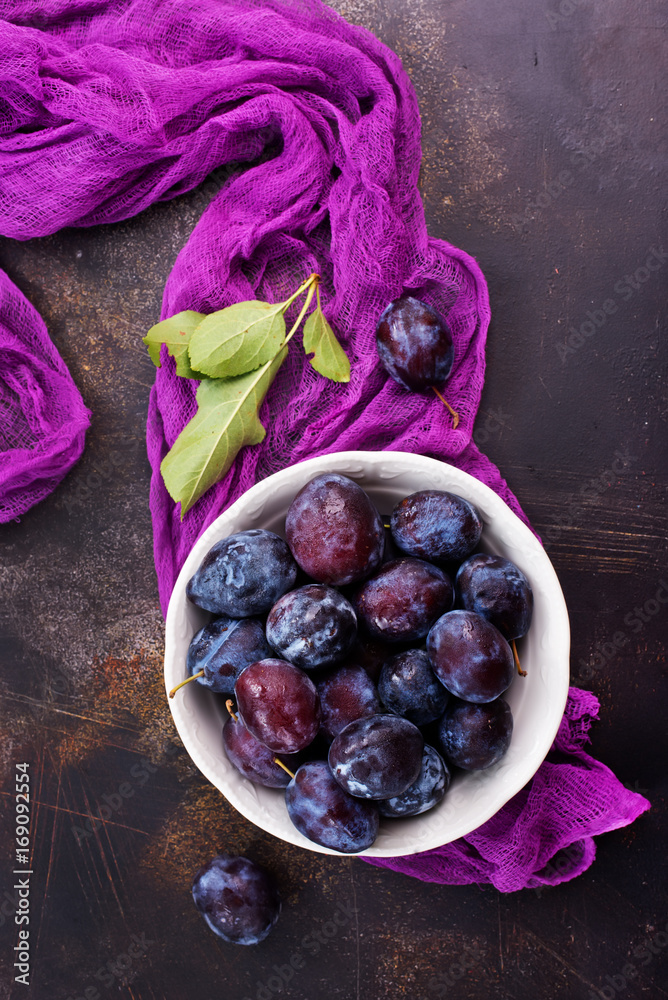fresh plums fresh plums