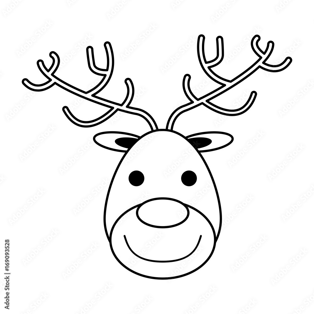 rudolph the red nose reindeer christmas related icon image vector illustration design rudolph the red nose reindeer christmas related icon image vector illustration design