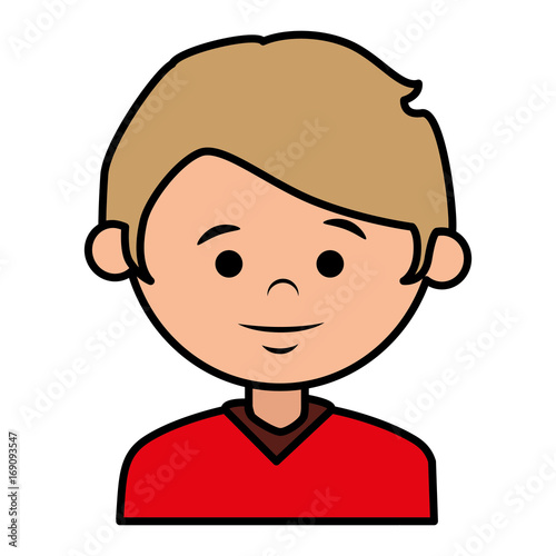 young man avatar character vector illustration design