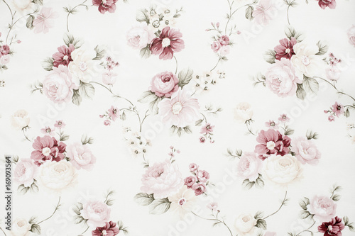 Vintage floral fabric