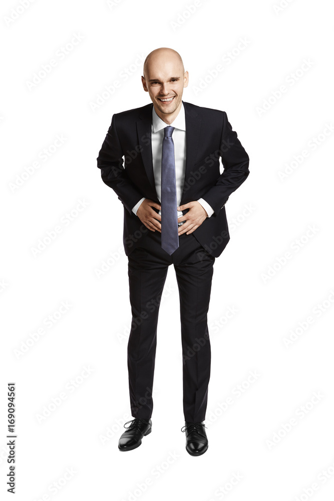 Full Lenght Portrait of Laughing Man Full Lenght Portrait of Laughing Man