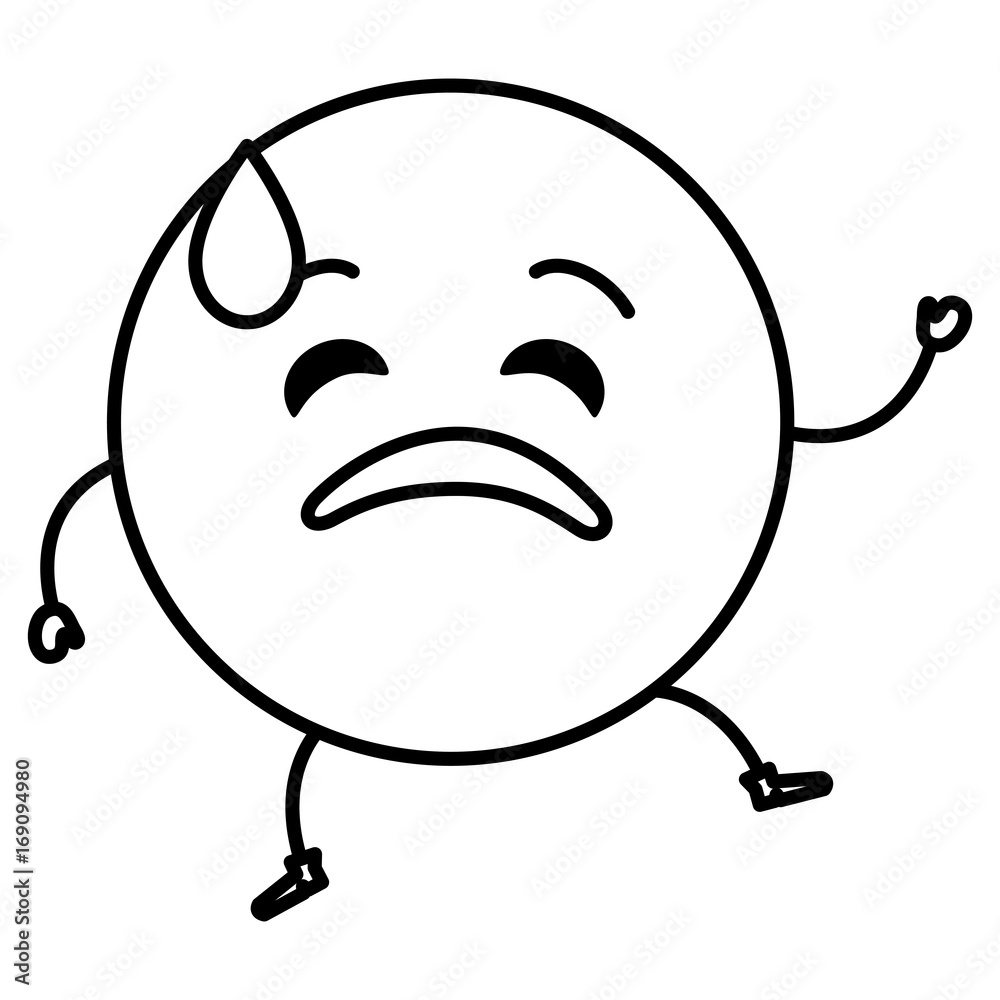 sad emoticon face character icon vector illustration design sad emoticon face character icon vector illustration design