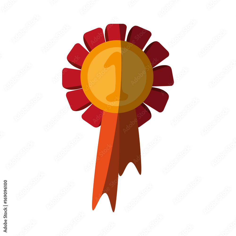 award or prize icon image vector illustration design Stock Vector