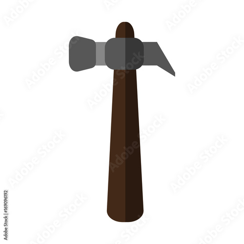 hammer tool icon image vector illustration design