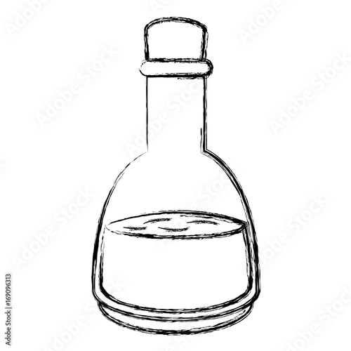 oil bottle spa product vector illustration design