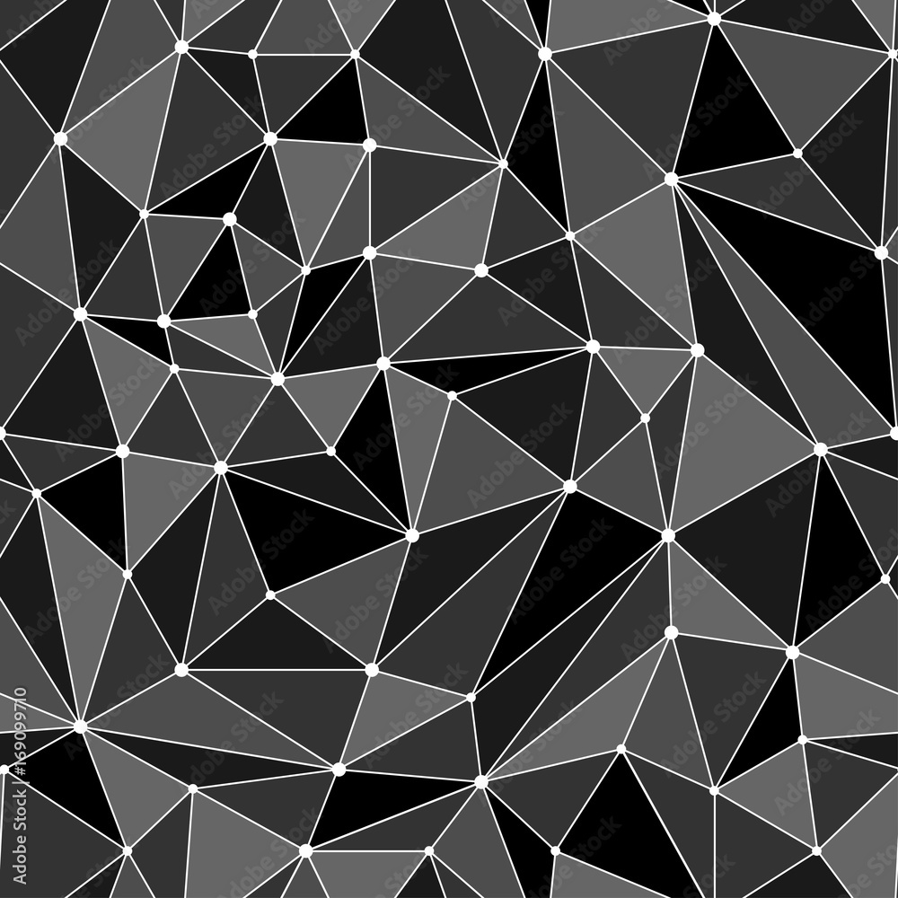 Polygonal abstract geometric seamless pattern. Polygonal abstract geometric seamless pattern.