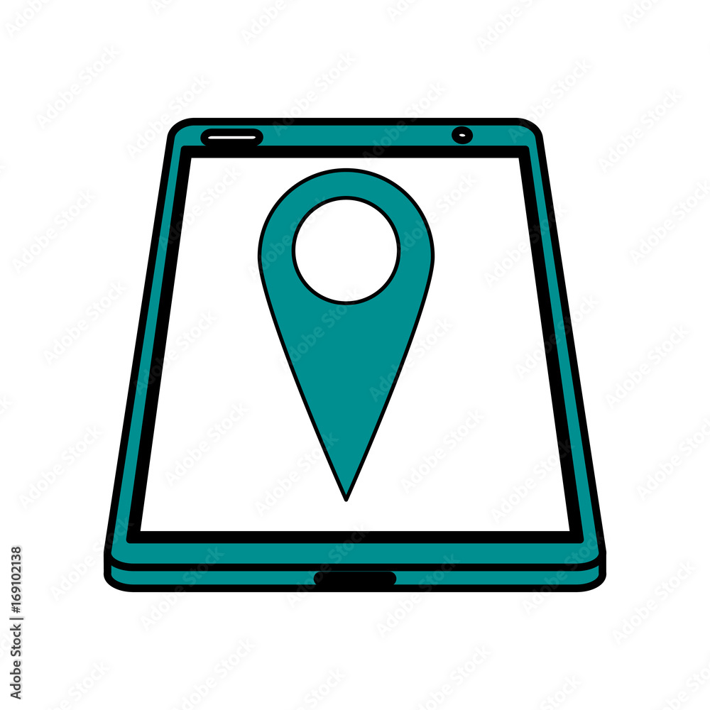 electronic cell phone on icon vector illustration design graphic silhouette electronic cell phone on icon vector illustration design graphic silhouette