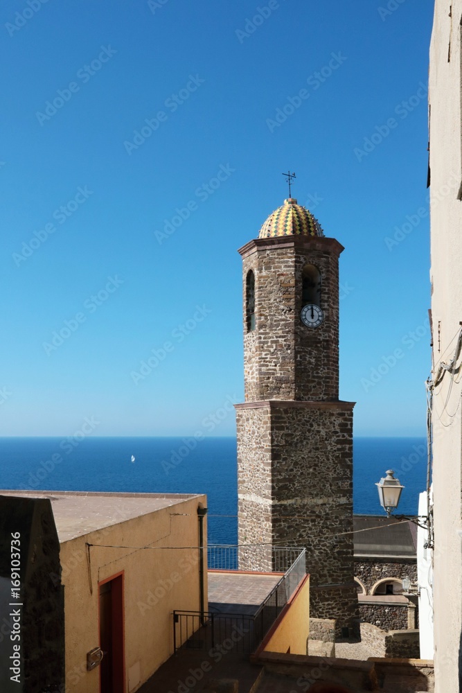 Fototapeta premium Campanile della cattedrale (Castesardo)