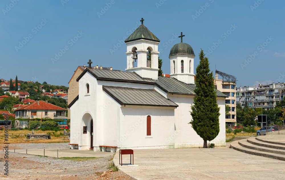 Chapel at the Cathedral of the Resurrection of Christ in the capital of Montenegro Podgorica